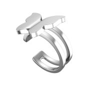 А0201525-00245 Серьги кафф бабочка бренд Pokrovsky (Серебро 925)