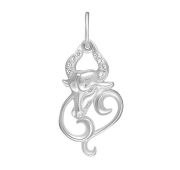 9102телец Подвеска знак зодиака (Серебро 925)