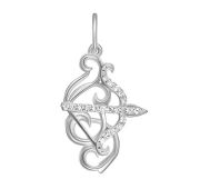 9109стрелец Подвеска стрелец знак зодиака (Серебро 925)