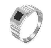 с040228 Кольцо мужское бренд Delta (Серебро 925)