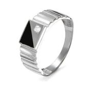 с040227 Кольцо мужское бренд Delta (Серебро 925)