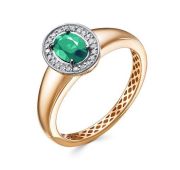 д3101517р-2,17 Кольцо с изумрудом бренд Delta (Au 585)