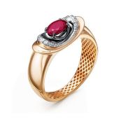 д410413р-2,44 Кольцо с рубином бренд Delta (Au 585)