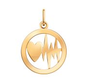 50217 Подвеска сердце (Au 585)