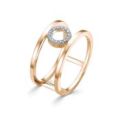 613-1100-3,54 Кольцо с бриллиантами бренд Лето (Au 585)