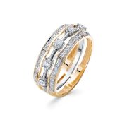 588-1120-5,21 Кольцо с бриллиантами бренд Лето (Au 585)