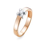 3761-110-2,36 Кольцо помолвочное с бриллиантом бренд Brilliant Style (Au 585)