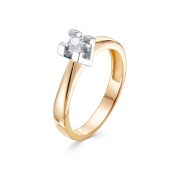3789-110-2,97 Кольцо помолвочное с бриллиантом бренд Brilliant Style (Au 585)