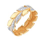 Т14201Б325 Кольцо с фианитами бренд Karatov (Au 585)