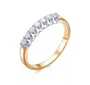 1-727-10-2,16 Кольцо дорожка с бриллиантами бренд Первая Бриллиантовая Компания (Au 585)