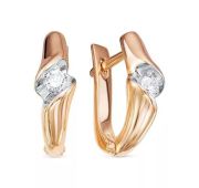 2-333-10-4,61 Серьги с бриллиантами бренд Первая Бриллиантовая Компания (Au 585)