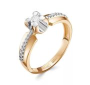 1-341-10-2,62 Кольцо с бриллиантами бренд Первая Бриллиантовая Компания (Au 585)