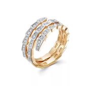 1-760-10-5,99 Кольцо с бриллиантами бренд Первая Бриллиантовая Компания (Au 585)