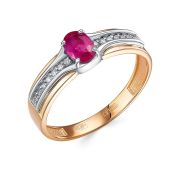 01-4334/3-3,3 Кольцо с рубином (Au 585)