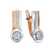 02-4277-4,02 Серьги с бриллиантами (Au 585)