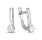 02-4265-2,64 Серьги с бриллиантами (Au 585)