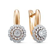 02-3666-4,93 Серьги с бриллиантами (Au 585)