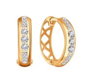 т14702В513 Серьги конго бренд Karatov (Au 585)