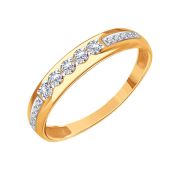 т14701Б428 Кольцо золотое дорожка бренд Karatov (Au 585)