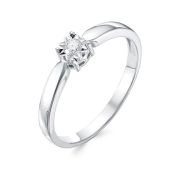 01-7731 Кольцо помолвочное из белого золота (Au 585)