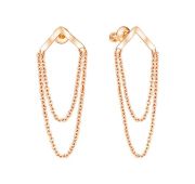 02-8233 Серьги пуссеты (Au 585)