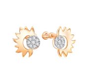 04-62-0304-00 Серьги пуссеты (Au 585)