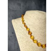 101020210А бусы янтарь