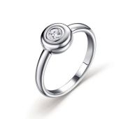 01-3150/00ГХ-00 Кольцо с горным хрусталем бренд Алькор (Серебро 925)