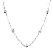 06-3536/00СВ-00 Колье с фианитами бренд Алькор (Серебро 925)