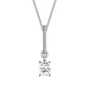 06-3191/00ГХ-00 Колье с горным хрусталем бренд Алькор (Серебро 925)