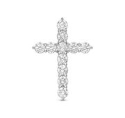 3493-31001-2,59 Подвеска крест с бриллиантами бренд Brilliant Style (Au 585)