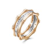 4097-110-6,62 Кольцо с бриллиантами бренд Brilliant Style (Au 585)