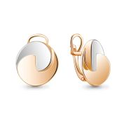 33141 Серьги без вставок (Au 585)