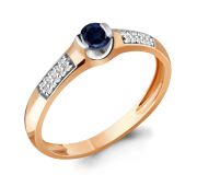 кольцо с сапфирами