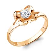 кольцо с фианитами