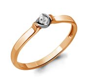 кольцо помолвочное с бриллиантом
