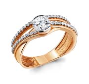 кольцо с фианитами