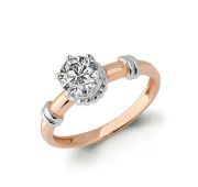 кольцо с фианитами