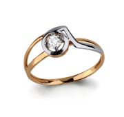 кольцо с фианитами