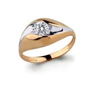 кольцо с фианитами