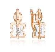 02-5009-00-101-1111-4,18 Серьги с бриллиантами бренд Platina (Au 585)