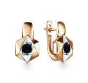 С/215-102-2,97 Серьги с сапфирами бренд Bellissima (Au 585)