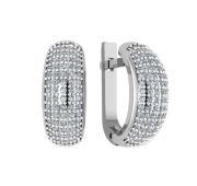 А2100727-00775 Серьги с фианитами бренд Pokrovsky (Серебро)