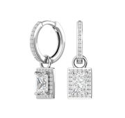 2101497-00775 Серьги с фианитами бренд Pokrovsky (Серебро 925)