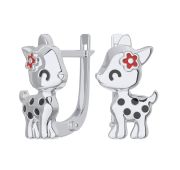 0201668-80875 Серьги детские бренд Pokrovsky (Серебро 925)