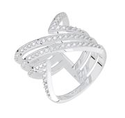 0101689-00775 Кольцо с фианитами бренд Pokrovsky (Серебро 925)