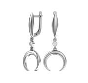 0201477-00775 Серьги лунница бренд Pokrovsky (Серебро 925)