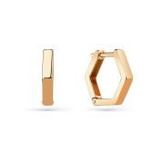 002-0673-0000-010 Серьги конго бренд Carlin (Au 585)