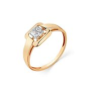 001-0678-0001-011 Кольцо с фианитом бренд Carlin (Au 585)