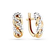 002-0507-0000-011 Серьги без вставок бренд Carlin (Au 585)